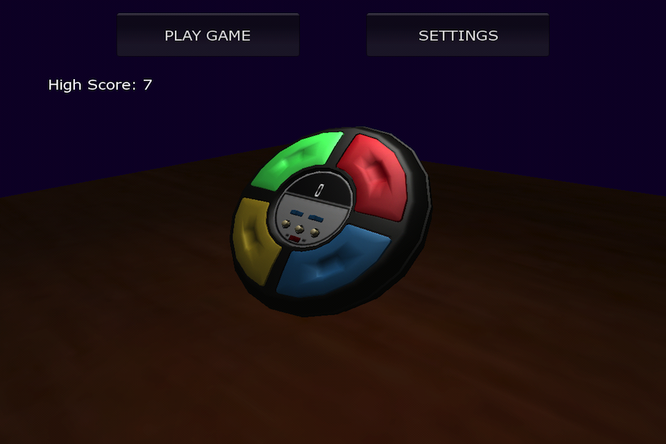 Screenshot 3D Simon Screenshot 3D Simon